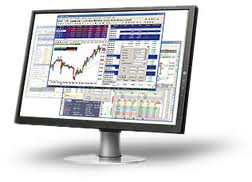 chart software on a screen