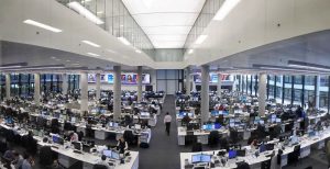 A modern trading floor