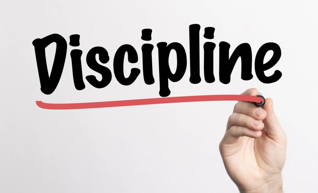 self discipline banner underlined 