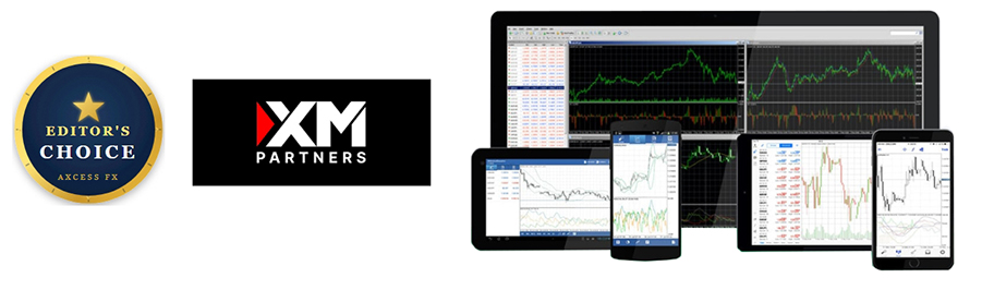 XM Broker Platform On Screens